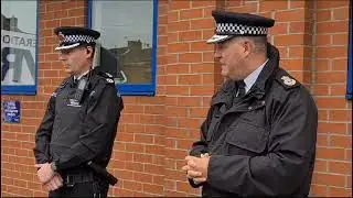 Footage from #OpAVRO briefing in #Eccles