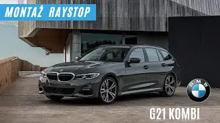 Montaż zasłon RayStop do BMW G21 Kombi
