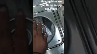 How to increase Flame in LPG gas stove #Lpgspares
