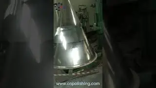Cone tank head and tank shell polishing machine