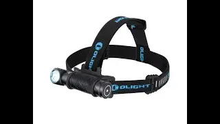 Тактический налобный и угловой фонарик Olight Perun 2 Cool White Kit Black с ремешком &ndash; 2500 люменов