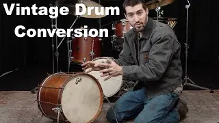 Vintage Snare Becomes A Cool Bass Drum?