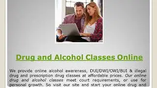 Drug and Alcohol Classes Online