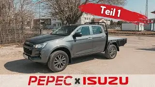 Projekt ISUZU D-MAX mit PEPEC I Umbau der Ladefläche!