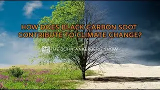 How does black carbon soot contribute to climate change?
