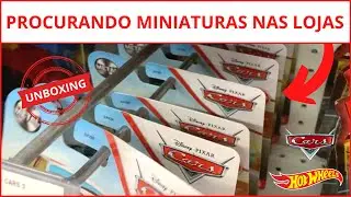 CARROS DISNEY/ PIXAR + HOT WHEELS - Visitando Lojas e Unboxing no Final