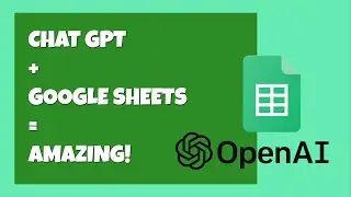Using Chat GPT inside Google Sheet for SEO... ITS SO MUCH BETTER!