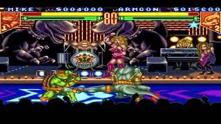 Mike vs Armaggon - Teenage Mutant Ninja Turtles Tournament Fighters