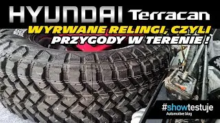 Hyundai Terracan 4WD - WYRWANE relingi, bagażnik dachowy spadł z auta! [ #showtestuje ] VLOG