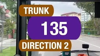 SBS Transit Trunk 135 (Direction 2) | Bus Service Route Visual