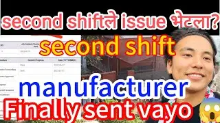 Finally eps manufacturing second shift job application file sent vayo 😱 eps issue date 2024? Eps id