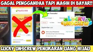 100% REAL!! DIBAYAR 160RB DARI GAME LUCKY UNSCREW KARENA TIDAK MENYELESAIKAN MISI PENGGANDAAN