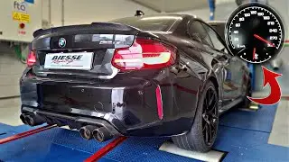 2020 BMW M2 CS Stage 1 ECU Remap + Akrapovic Exhaust on the DYNO | Sounds + Results!