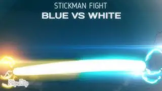 Epic Stickman Fight | BLUE VS WHITE - Flipaclip Animation