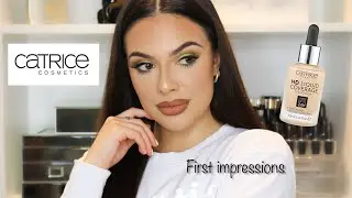 FIRST IMPRESSIONS | Catrice HD liquid coverage foundation review “Hazelnut Beige”