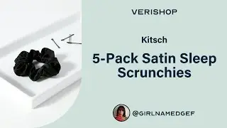 Kitsch 5-Pack Satin Sleep Scrunchies Review