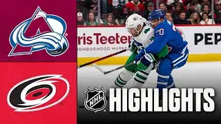 Avalanche vs. Hurricanes | NHL Highlights | January 03, 2026