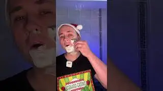 🎁ASMR SHAVE. The perfect gift for the New Year. Идеальный подарок на Новый Год! #shorts