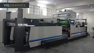 VIG Graphics Automatic Film Lamination Machine Installed at Shree Jee Enterprises, Firozabad