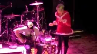 Johnny DICK & Anne COUNE disguised as Mrs. Claus  @ Spirit of 66 - Verviers- Belgium d&eacute;cembre 2012