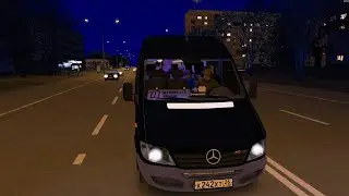 OMSI 2 Mersedes Benz Sprinter 411 CDI @JERRYYY21 on Steering Wheel Very Hard and Danger Route