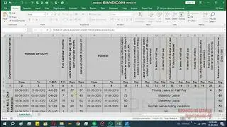 Leave Account for Teachers only with Formula Part 2