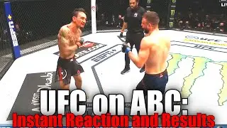 UFC on ABC (Max Holloway vs Calvin Kattar): Results and Reaction