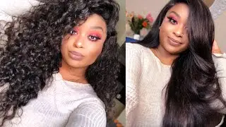 Wiggins Hair Company | Natural Wave Lace Front Wig | From Wavy to Straight