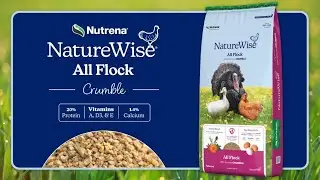 NatureWise All Flock Crumble | Premium Poultry Feed for Healthy, Happy Birds
