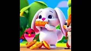 Hop Like a Bunny 🐇 | Ak Tree School Bunny Rhyme | Animated Toddler Nursery Song