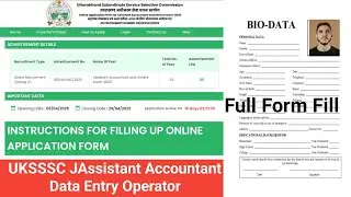 UKSSSC JAssistant Accountant, Record Keeper-cum-Store Keeper, Office Assistant and Data Entry