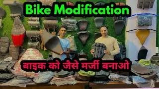 Bike Seats Modification Stating 150RS Only ROYAL BULLET ACCESSORIES WORLD #BikeSeatModification