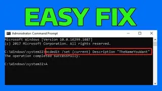 How To Fix The Boot Configuration Data Store Could Not Be Opened. Access Is Denied
