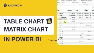 Table Chart and Matrix Chart with Finance and Health Sector Case Study in Power BI