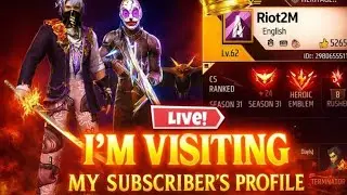 I'm Visiting My Subscribers Profile🤯| Rating FFM Profiles 🔥
