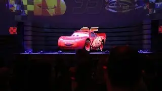 Checking out Lightning McQueen's Racing Academy at Disney's Hollywood Studios