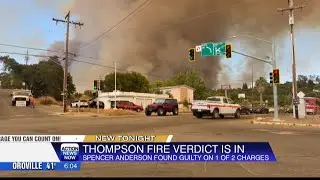 Spencer Anderson guilty of lesser arson charge in Oroville fire