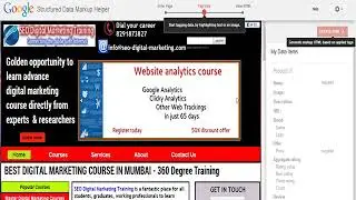 Structure Data markup helper Video - Digital Saby