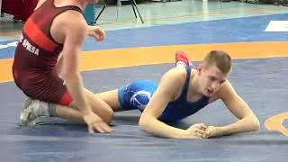 Wrestling / Ringen MDM 2024 in Jena, Junioren (U20), 61 kg, Freestyle, Polyanov - Hessel