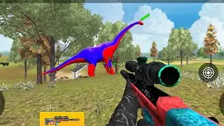 Wild Animal Hunter 3D - 🦕Dinosaur Hunter Game-Android Gameplay #hello I'm DINO SB