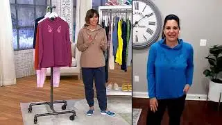 AnyBody Fleeced Back French Terry Novelty Animal Hoodie on QVC