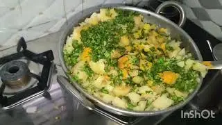Pori bhaji or curd chutney #meri  duniya # sunday special #food 