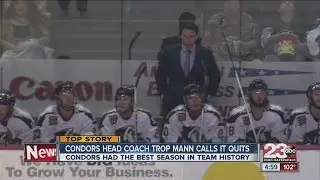 Condors head coach Troy Mann leaving team
