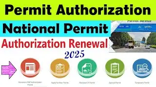 vehicle permit authorization renewal | national permit authorization renewal 2025