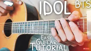 IDOL BTS Guitar Lesson for Beginners // IDOL Guitar // Guitar Tutorial #551
