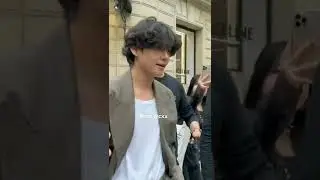 V's strict bodyguard on Celine😱😳😳😳 #bts #kimtaehyung #v #shorts