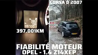 FIABILIT&Eacute; MOTEUR OPEL CORSA D 1.4 Z14XEP