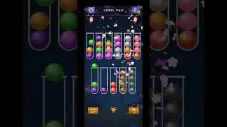 Color Ball Sort Puzzle Level 743 Solution #shorts
