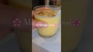 No Sugar Mango Lassi | Summer Drink | Kesar Mango🥭 #shortvideo #mangolassi #summerdrink #shorts