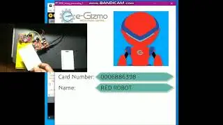 e-Gizmo RFID reader Demo with Processing #Shorts